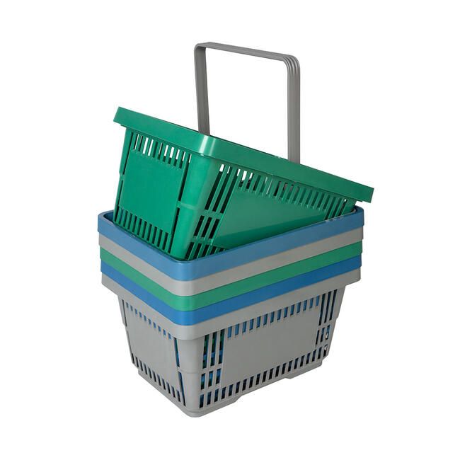 Recyclable shopping baskets for your retail equipment