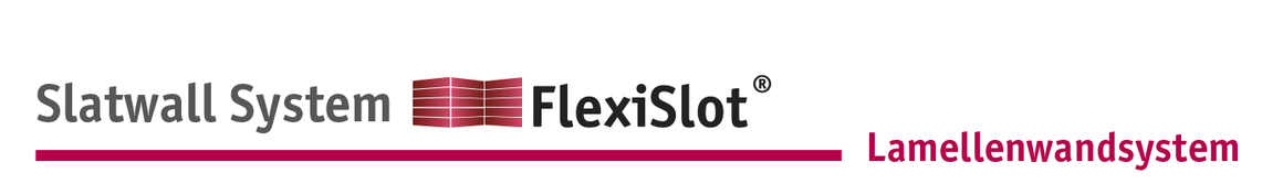 FlexiSlot® Lamellenwand Kachel