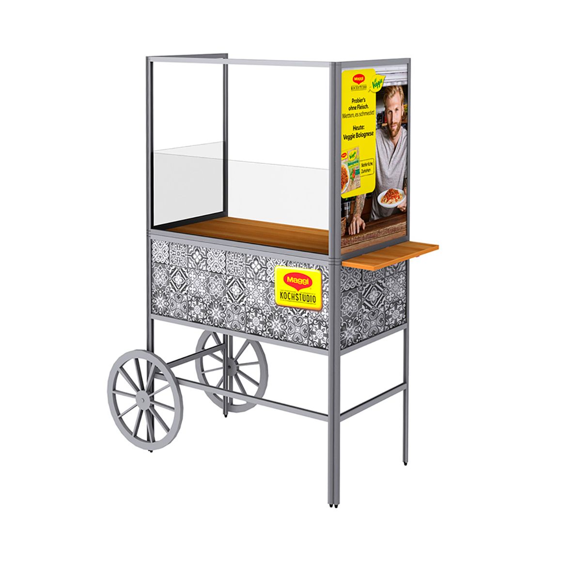 Mobile Promotion Trolley for Maggi