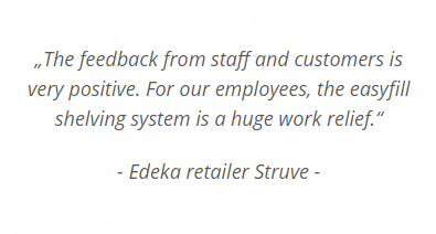 Experiences from Edeka retailer Struve