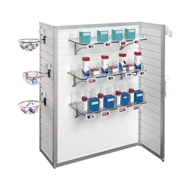 FlexiSlot shelf displays for your shop fittings