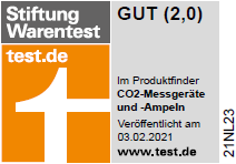 Stiftung Warentest test result CO2 meter