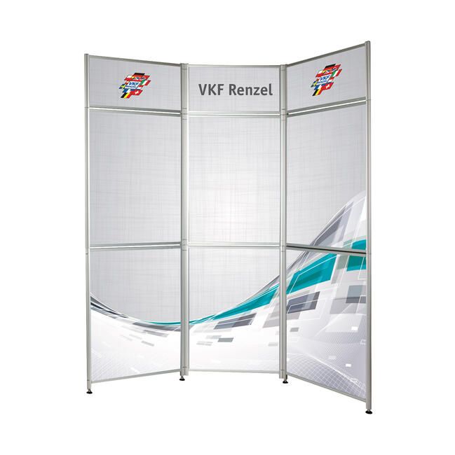Folding wall can be used as a mobile exhibition wall
