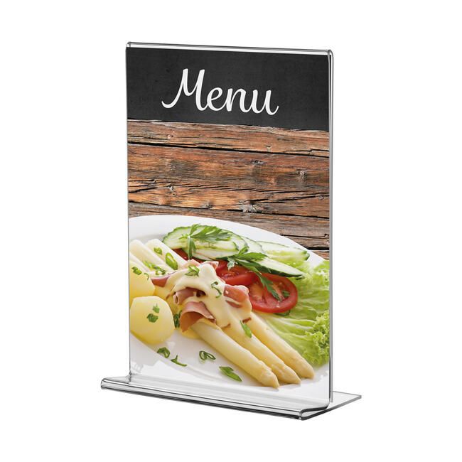 Acrylic menu holder