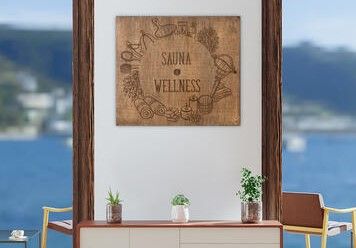 Sauna and Wellness Sign