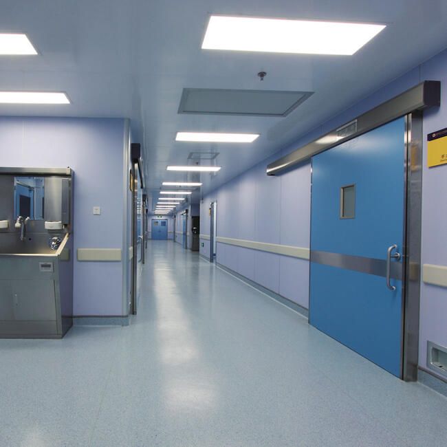 LED panel as ceiling luminaire in a medical facility