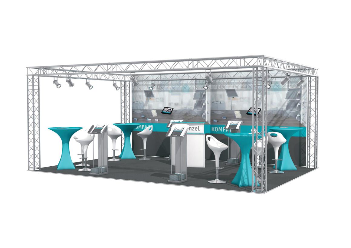 Ideas for an aluminium exhibition stand