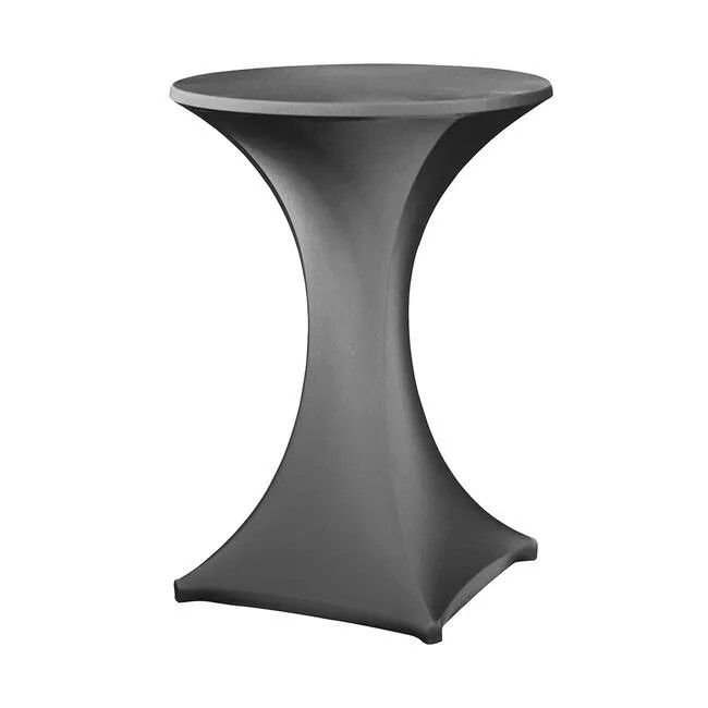 Bar table cover grey with Stretch
