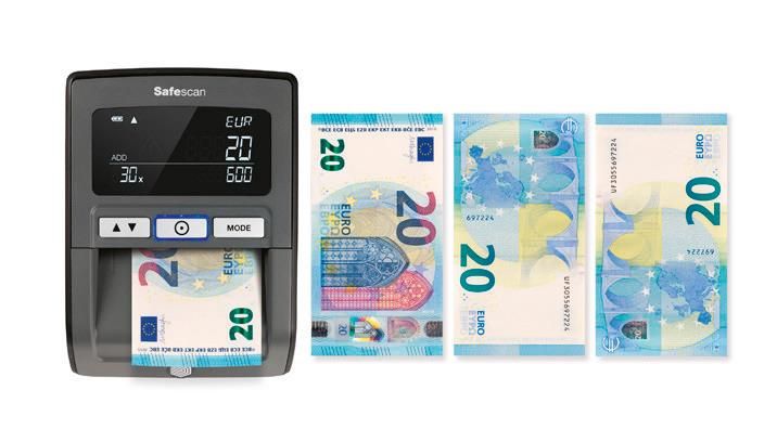 Safescan varifier with banknotes 155-S