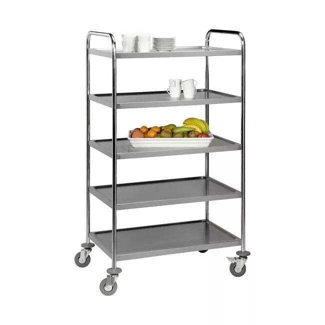 Transport trolleys for gastronomy and the hotel industry