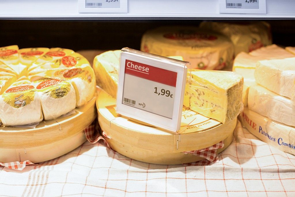 esl displayed with cheese