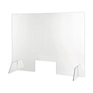 SELL/Sneeze Guard Screen Protective Acrylic Safety Cover with Hatch 400 x 400MM 