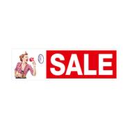 Poster "SALE with megaphone print", 700 x 200 mm