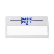 Name Badge "Basic White 34"