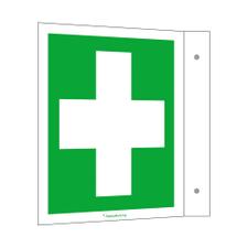 First Aid Flag Sign