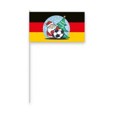 Paper Flag "Germany with Father Christmas"