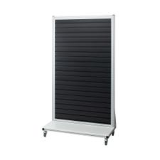 Mobile FlexiSlot® Slatwall Shelf System "Quattro"