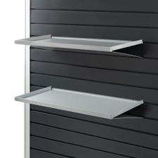 FlexiSlot® Slatwall Shelf "Heavy Steel Big"