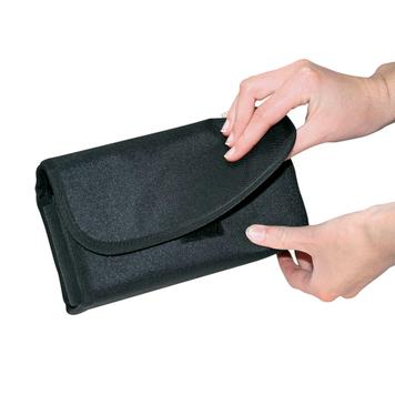 Wallet with Transparent Coin Dispenser