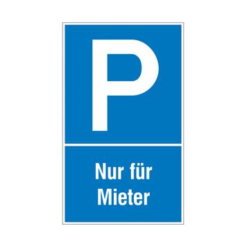 Parking and Stopping Signs of aluminium