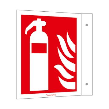 Fire Extinguisher Flag Sign