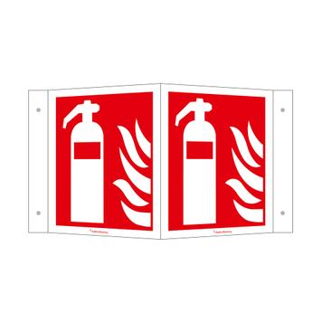 Fire Extinguisher Angled Sign