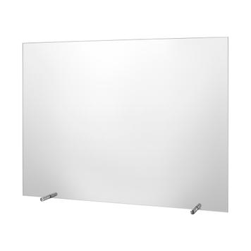 Hygienic Screen made of Glass, free-standing