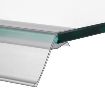 Transparent Cover End Caps 2.5m Anodized SILVER 2 x Aluminium LED Profile P4 