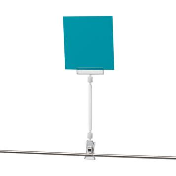 Price Holder "Sign Clip" for Large Pricing Signs with Extension and Clamp