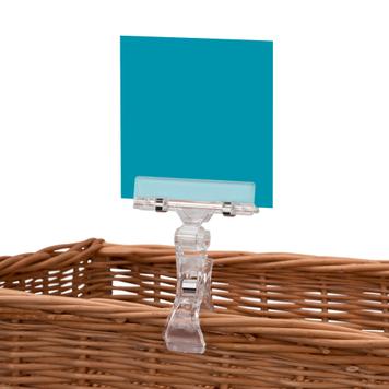Price Card Holder "Sign Clip" with Adjustable Clamp