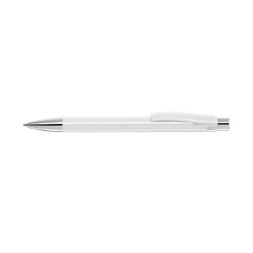 Push Button Ballpoint Pen "Candy", tip and button in gloss metal