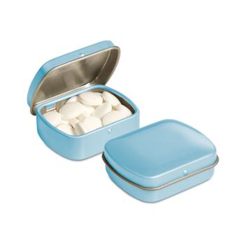Micro Hinged Lid Tin with Peppermints