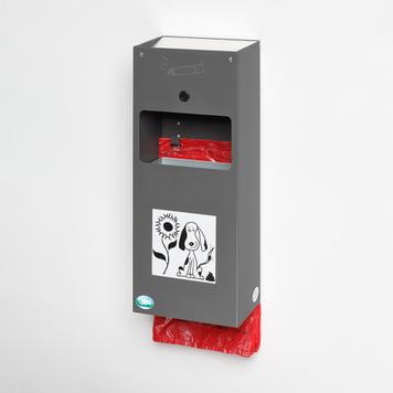 Dog Waste Bag Dispenser "D4" with ashtray and inner insert