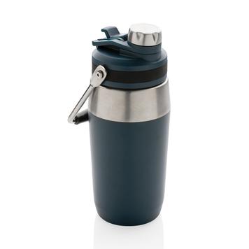 Vacuum Stainless Steel Bottle with Dual Lid