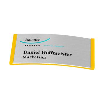 Name badge "Balance Alu-Complete" incl. set-up costs