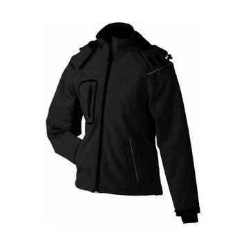Ladies' Winter Softshell Jacket, waterproof waisted jacket for women