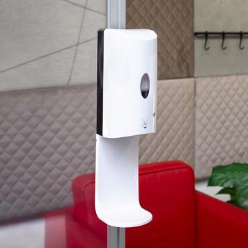 Sensor-Wall - Retrofit set, disinfectant dispenser for stretch frames & 30's Quattro profiles