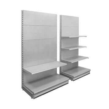 Pegwall System "Eden", metal Shelf with Pegboard Wall