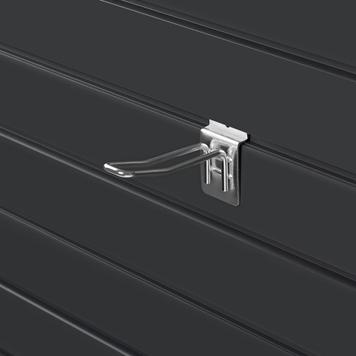 Slatwall Double Hook, 100 – 200 mm