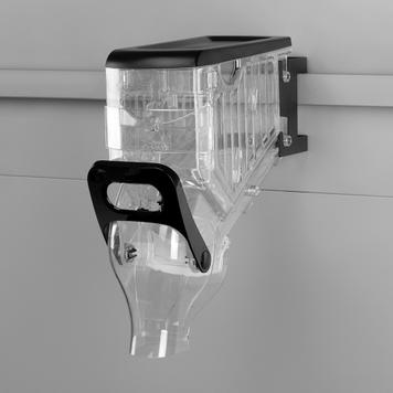 Transparent Gravity feed Bulk Food Dispenser with hanger