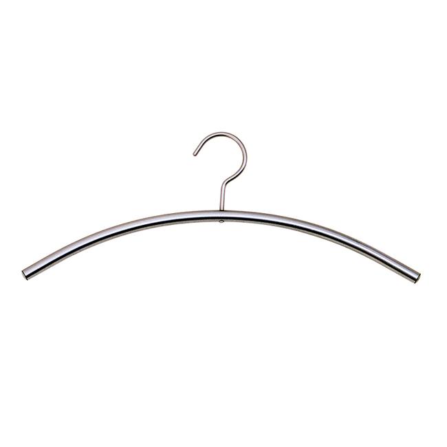 Coat Hanger, metal aluminium-silver