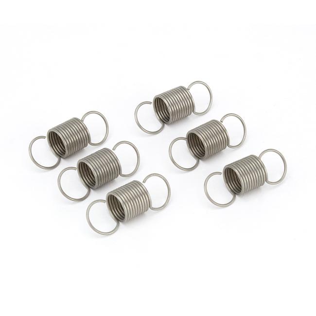 10PCS 15mm Stainless Steel small Tension Springs With Hooks For Tensile D T BH 