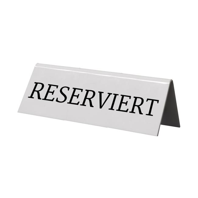 "Reserved" Table-Top Sign