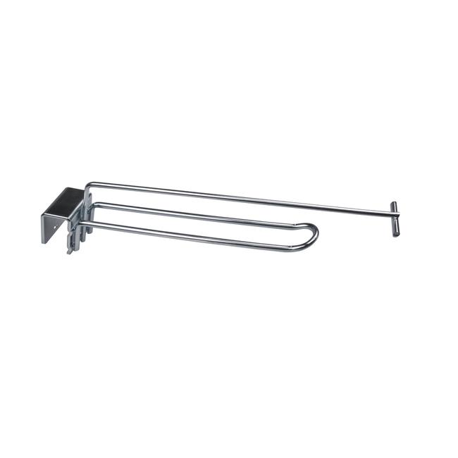 Slot-On Double Hook for 20 mm Rail with Price Holder