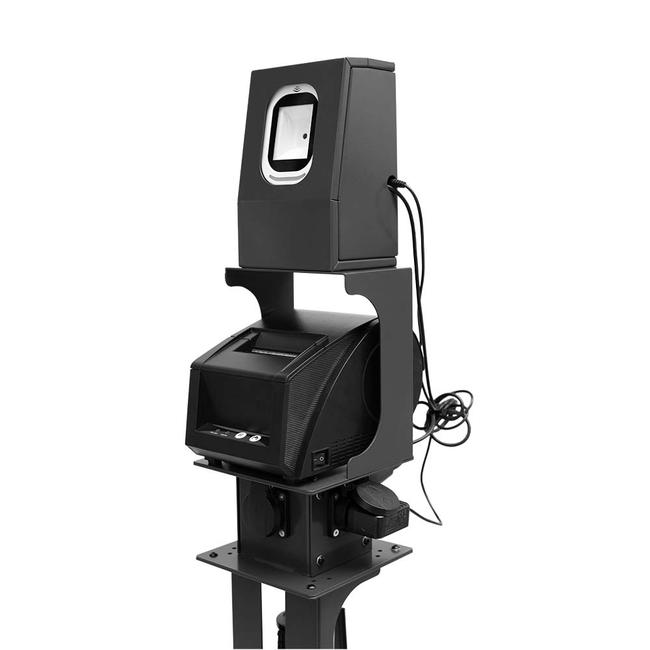 Barcode Scanner with Printer for Barrier Stands
