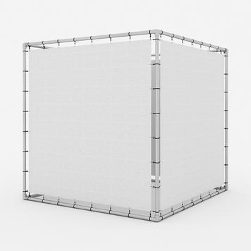 Banner Frame Slot System Alu Budget 42 "Cube"