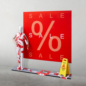 Stretchframe incl. SALE-Banner