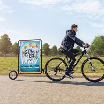 Advertising Trailer for Bicycles "Extra"