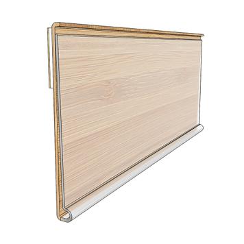 Shelf Edge Strip "DBR 39" with Wood Effect