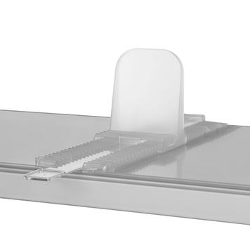 Slip Brake for Perfekta Shelf Divider System, 95 mm wide
